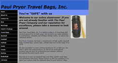 Desktop Screenshot of paulpryorbags.com